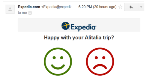 Expedia survey