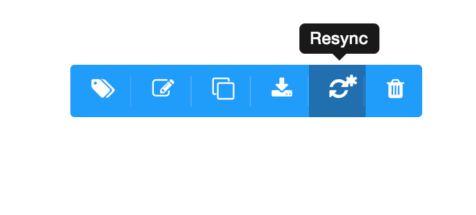 Update previously synced emails