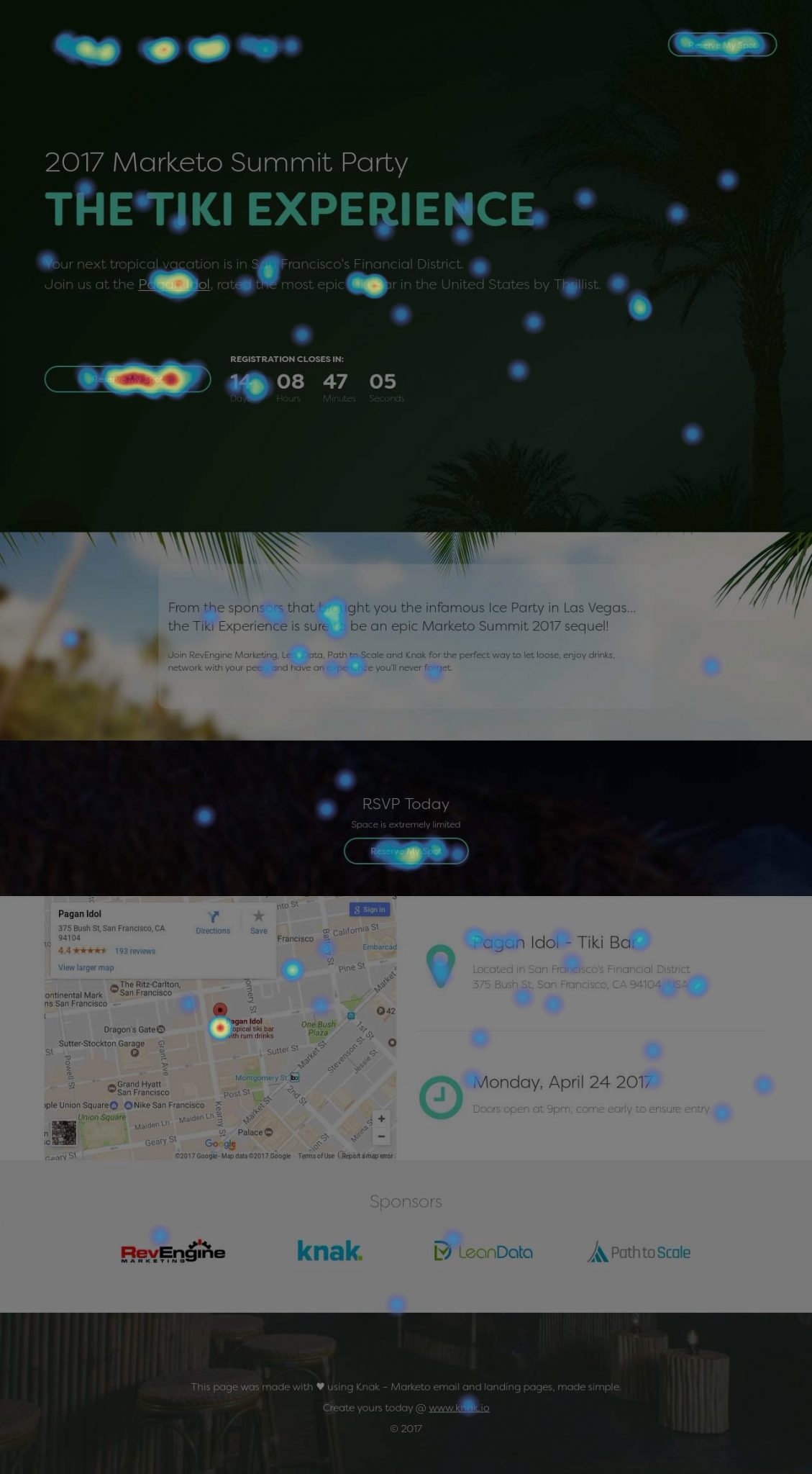 Heatmap Tiki Experience