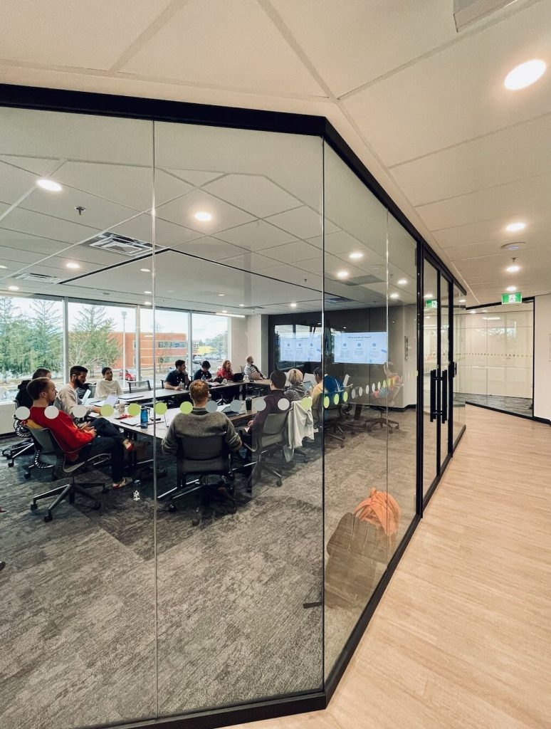 We structured the office to facilitate collaboration