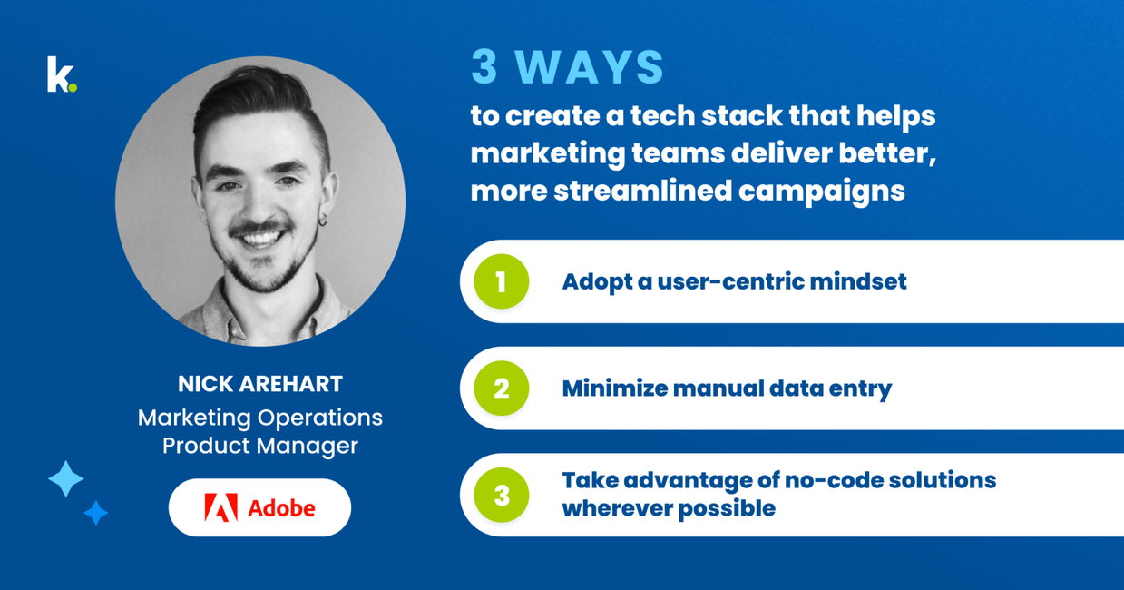 Adobe Nick Arehart, Product Manager, DX Marketing Operations