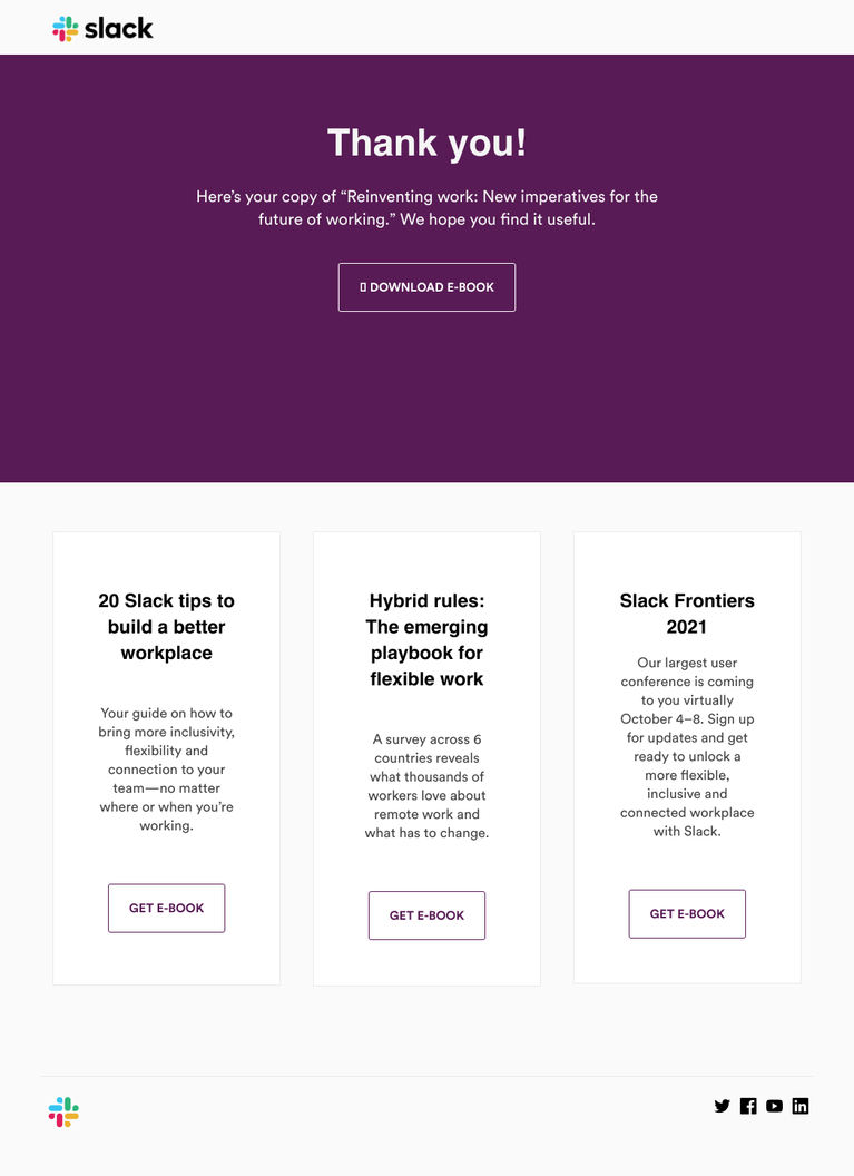 Email example