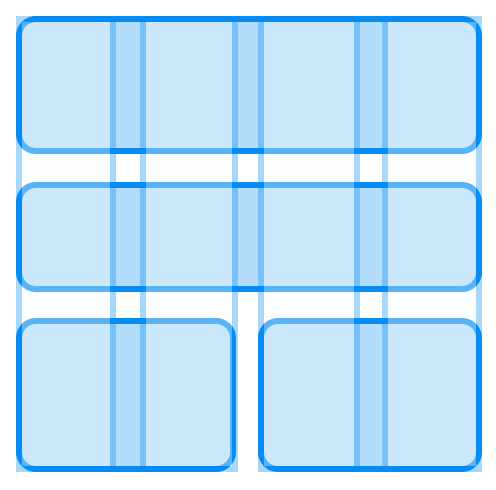 Grid-based template