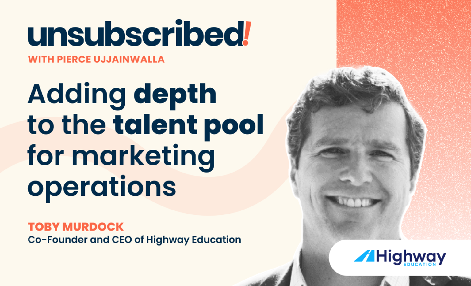 #42 Adding depth to the talent pool for marketing operations, ft. Toby Murdock