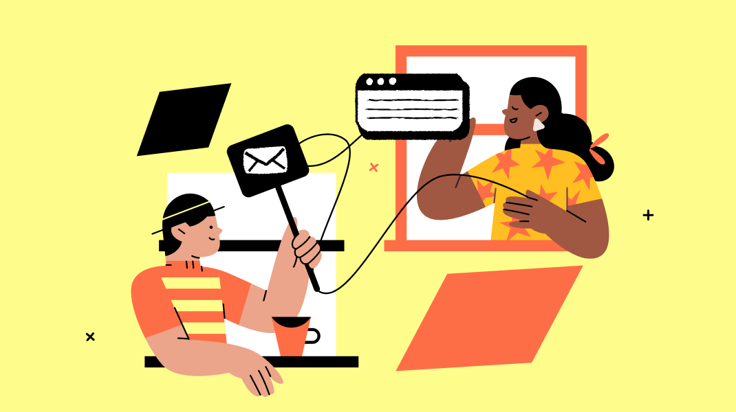 Email and landing page creation