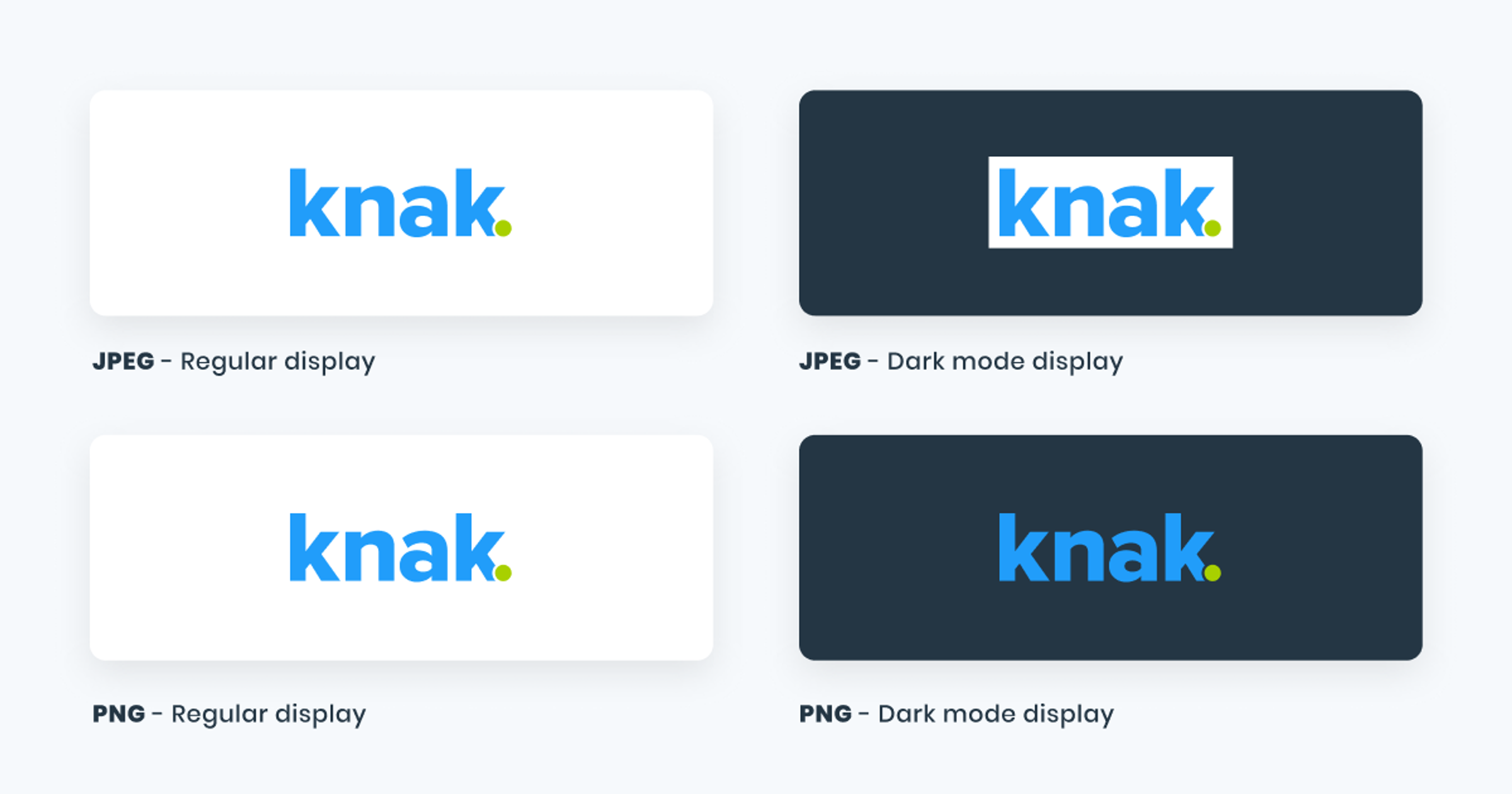 Rule #2: Always use transparent PNGs for logos.