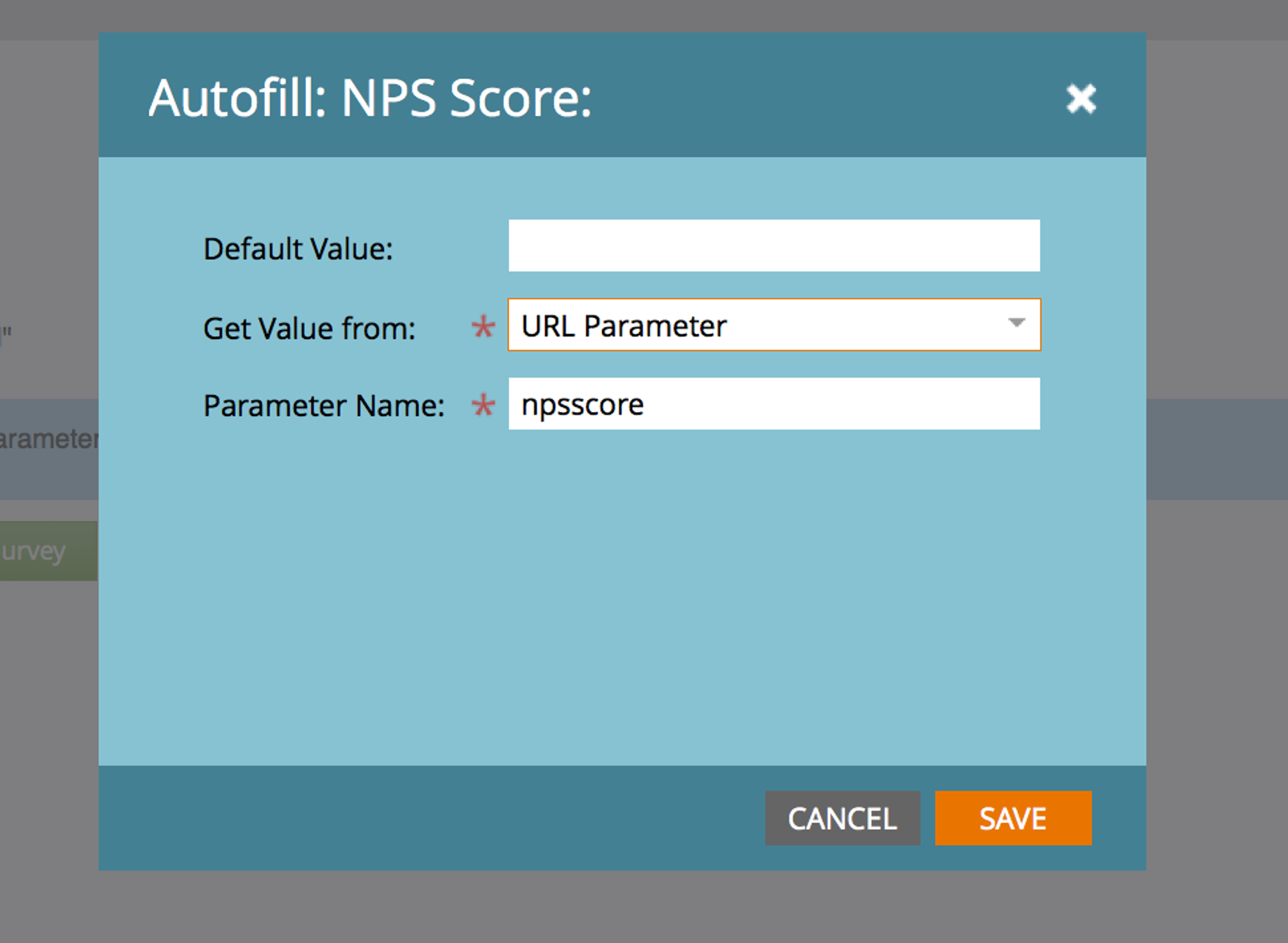 Autofill rules for NPS score
