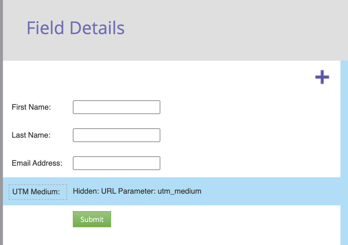 Adding UTM fields to Marketo forms