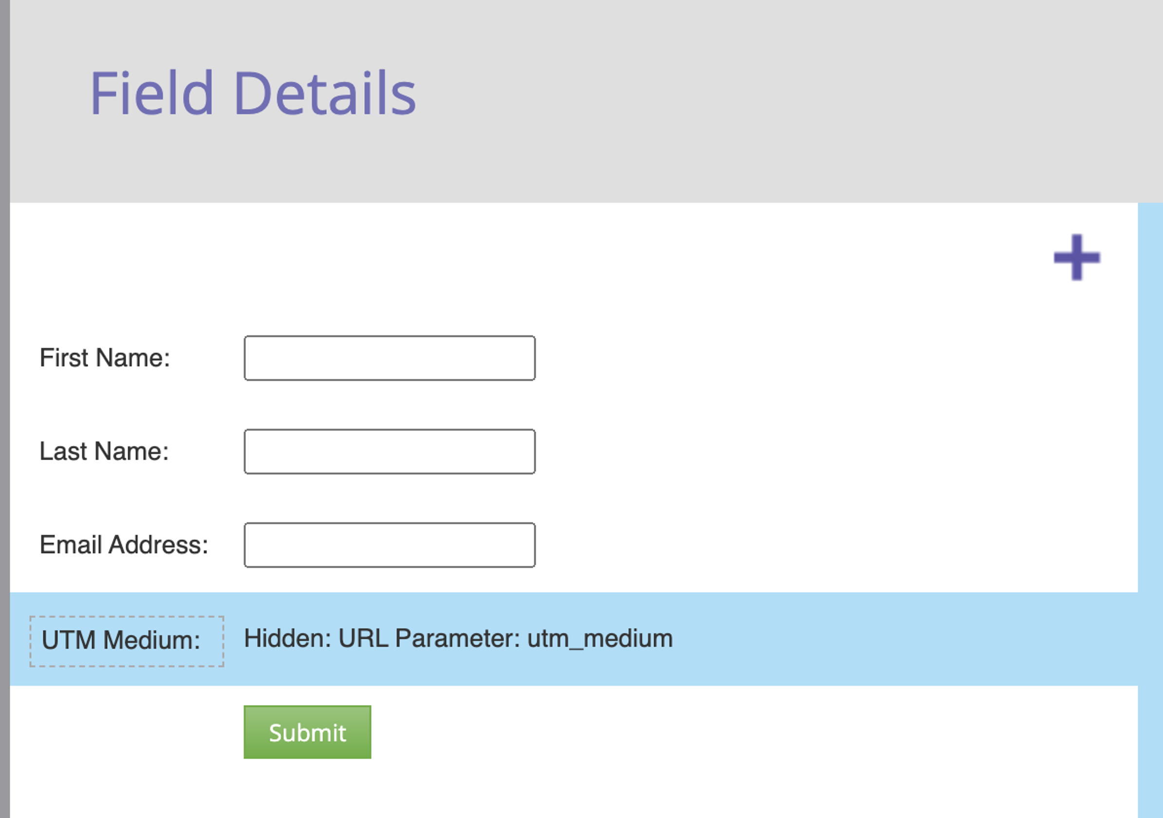 Adding UTM fields to Marketo forms