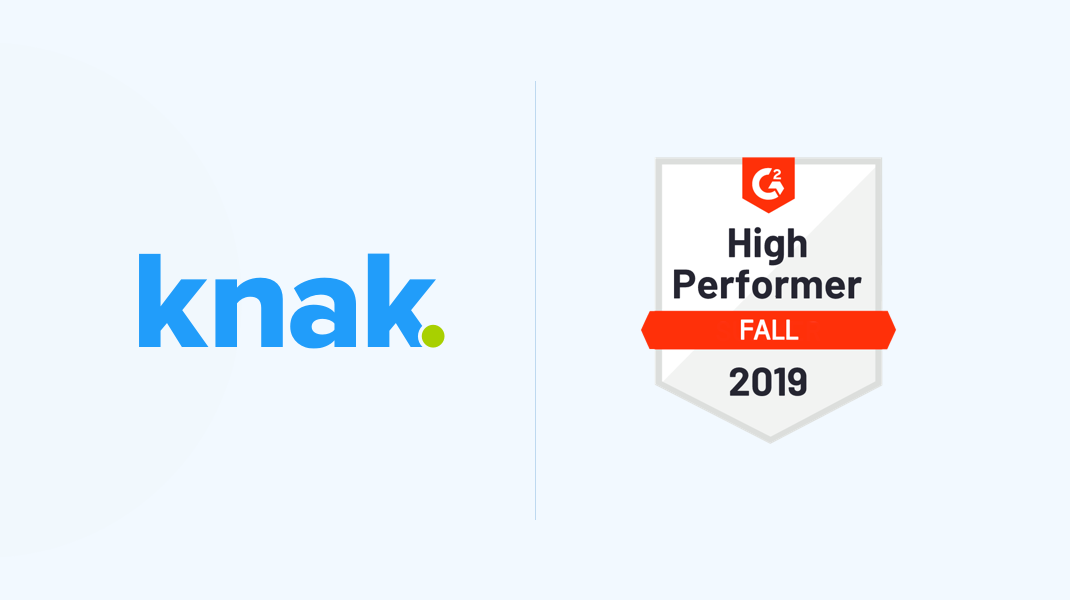 G2 Crowd Names Knak a High Performer