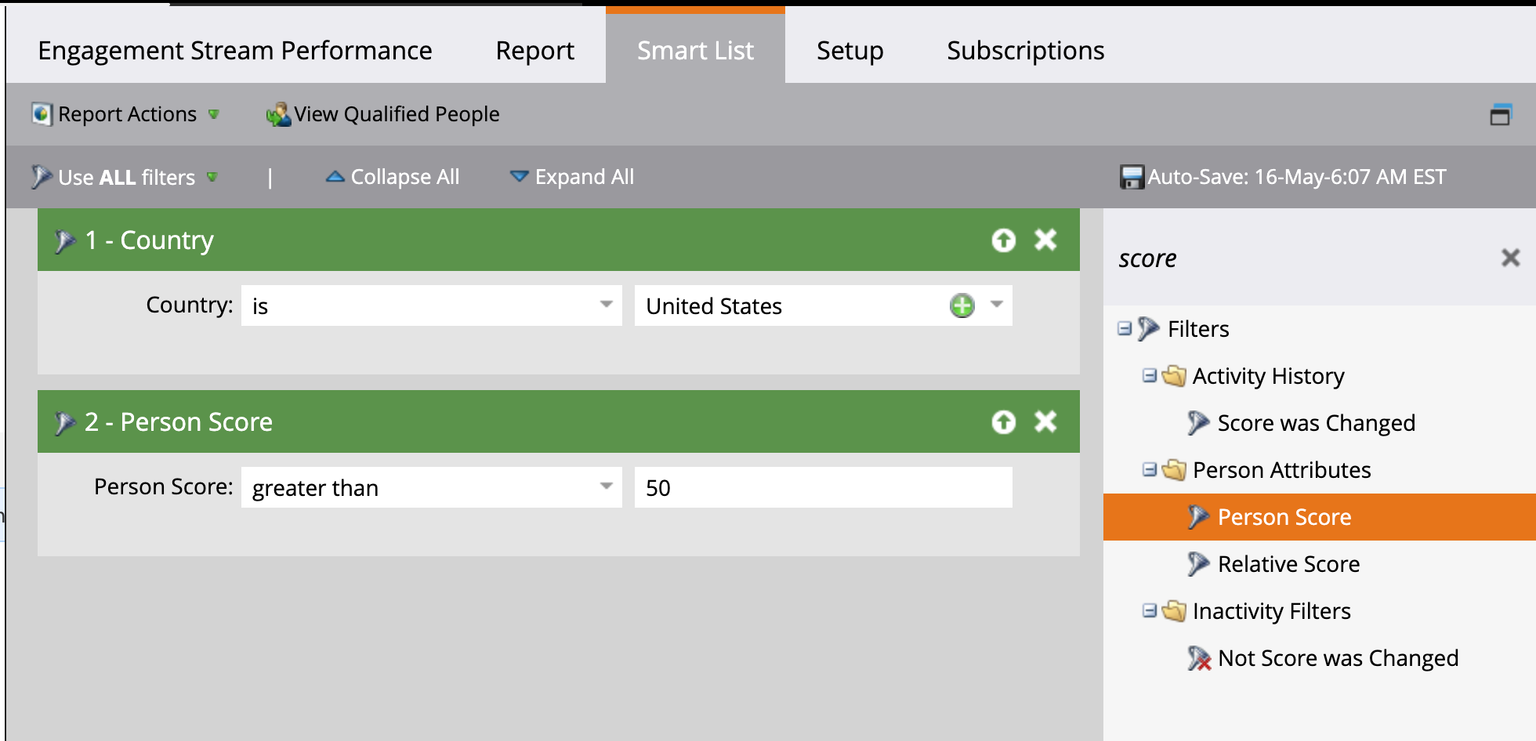 Applying Smart Lists to Marketo Email Reports