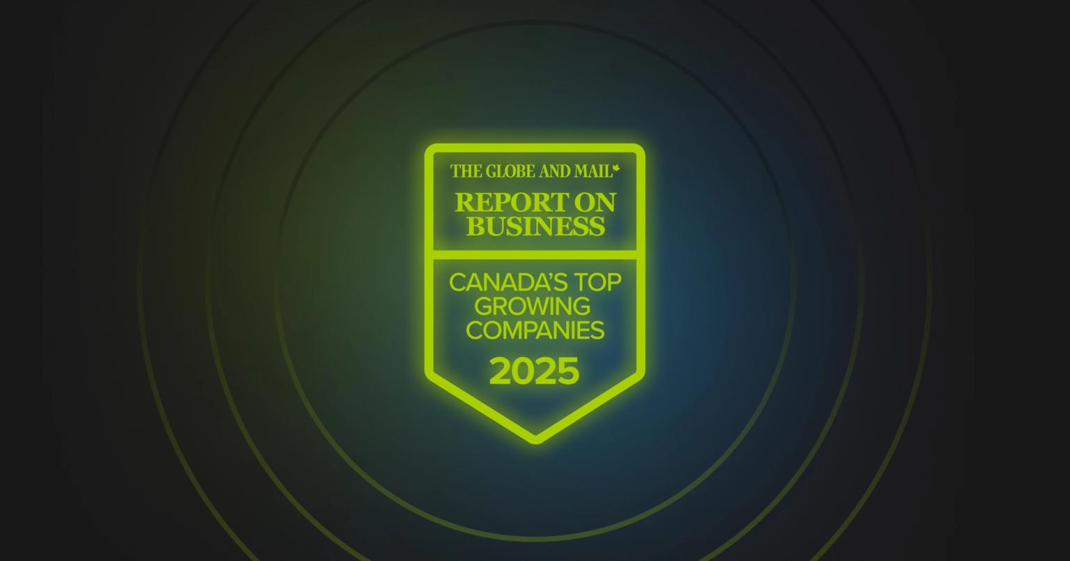 The Globe and Mail, Canada's Top Growing Companies 2025, Knak 3 year revenue growth 184%