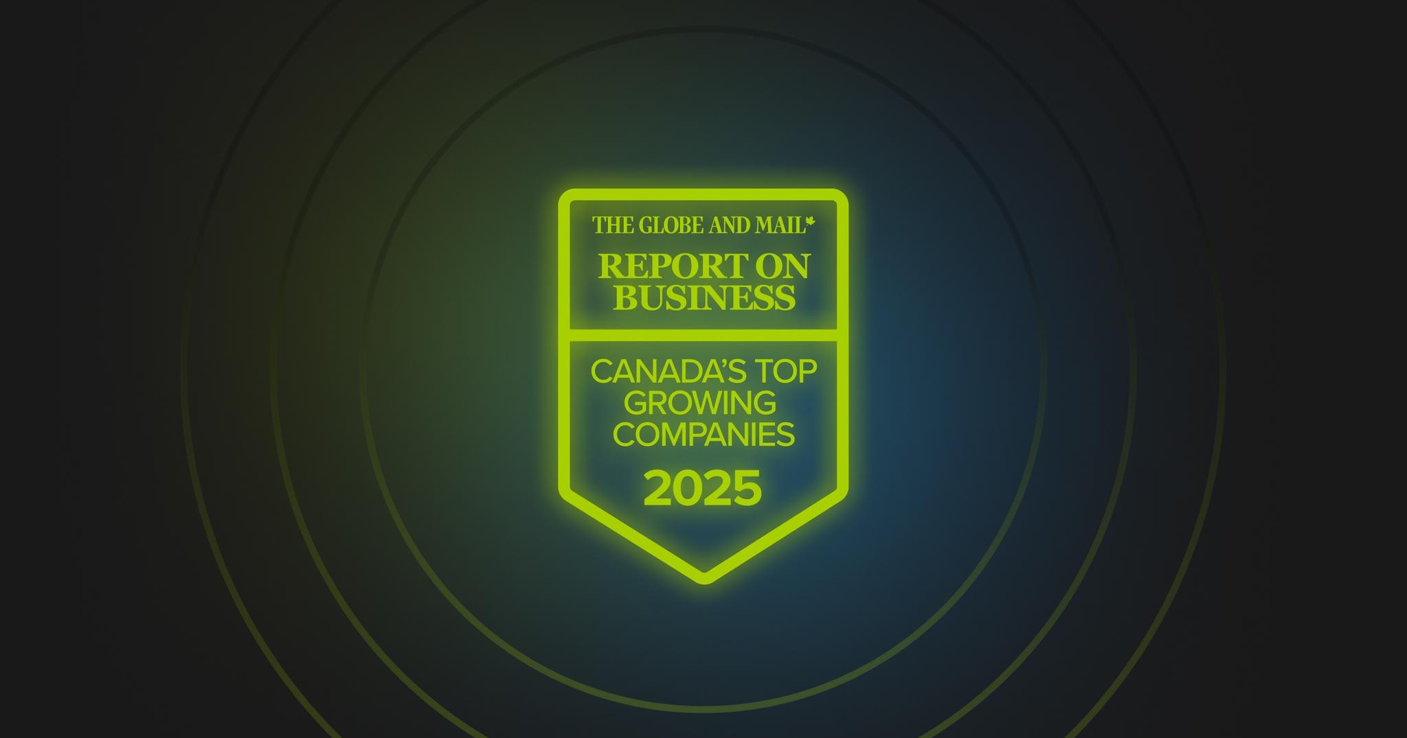The Globe and Mail, Canada's Top Growing Companies 2025, Knak 3 year revenue growth 184%
