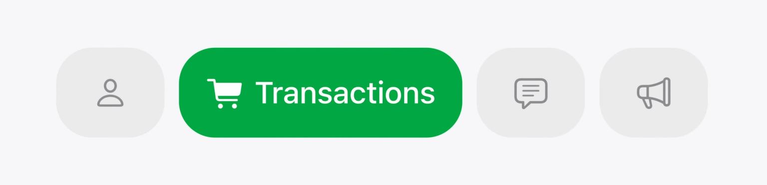 Transactions Email Tab Example