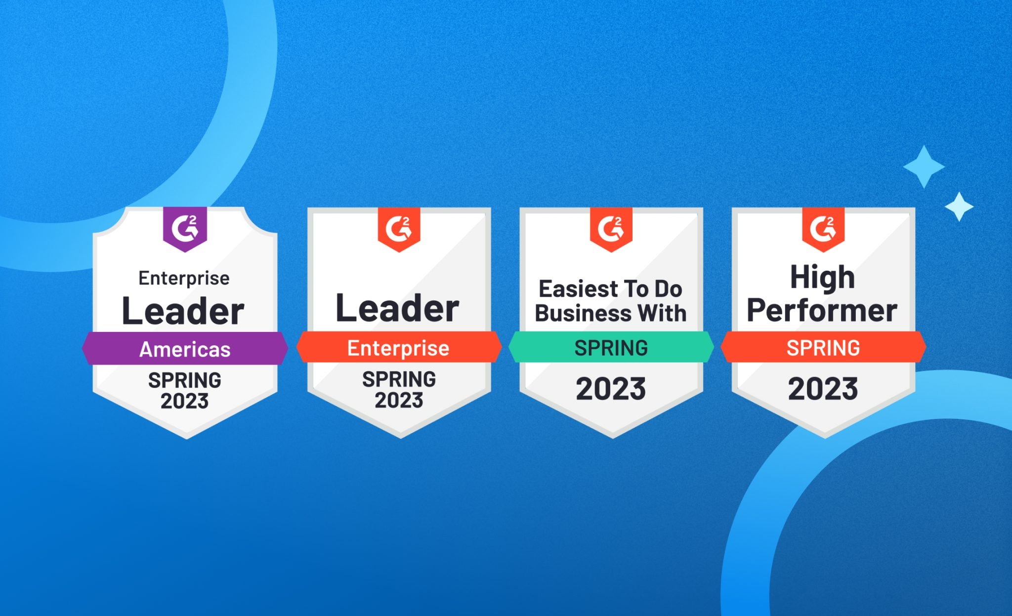 Knak G2 2023 Spring Report Badges