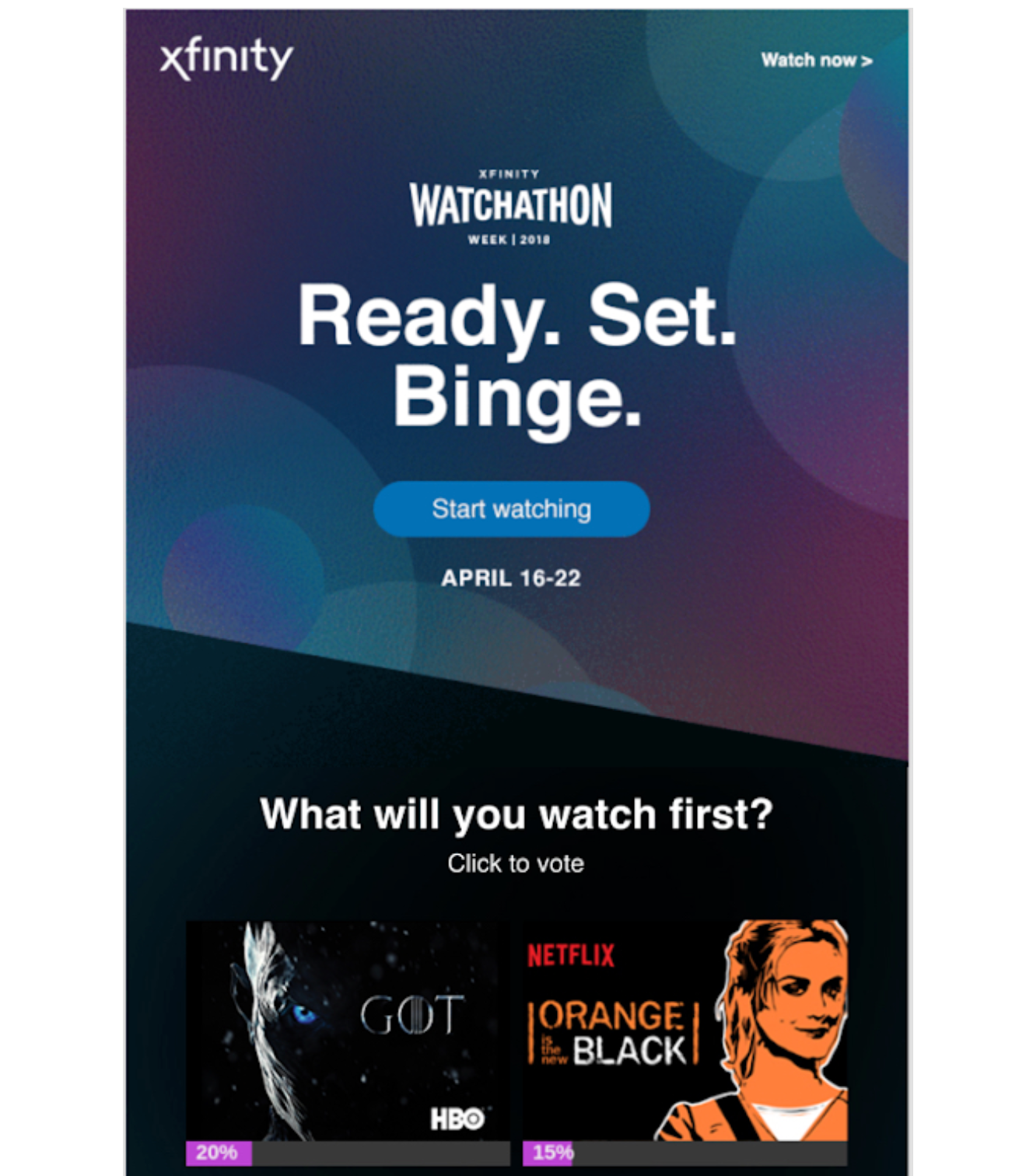 Knak Xfinity Email