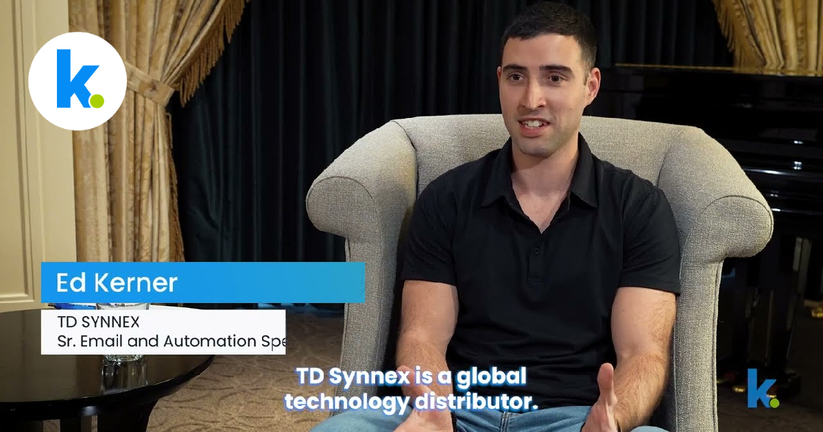 Ed Kerner - TD Synnex | Knak Customer Testimonial
