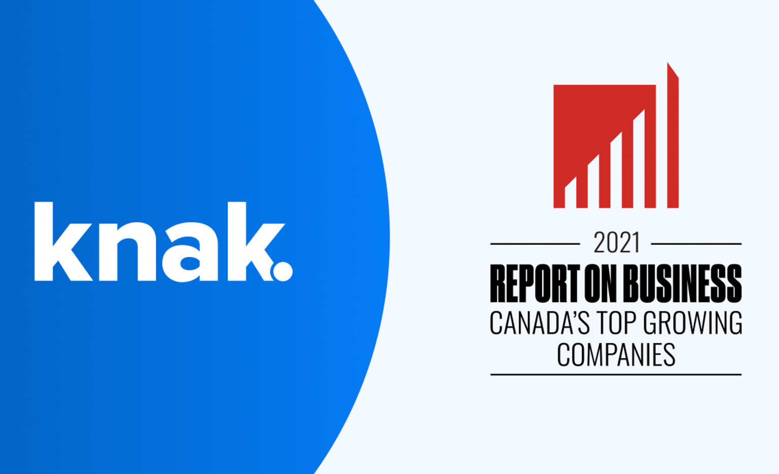 Knak ranks 107th among Canada’s Top Growing Companies