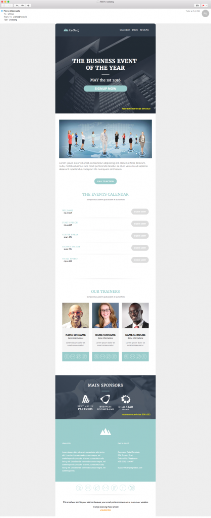 Marketo Email Template Example
