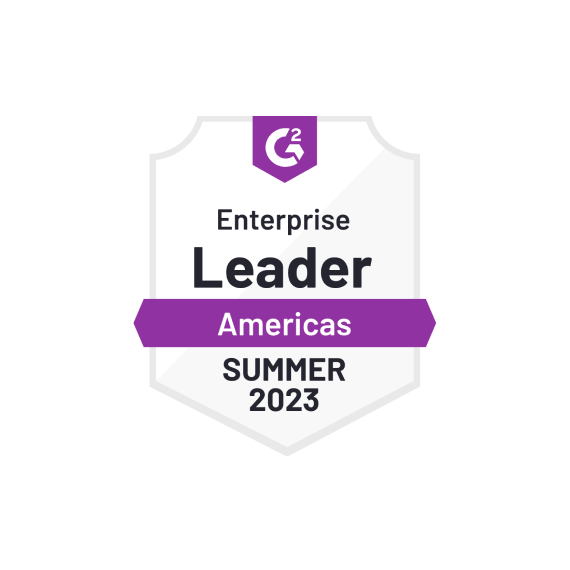 badge-G2 2023 Summer - Enterprise Leader Americas badge