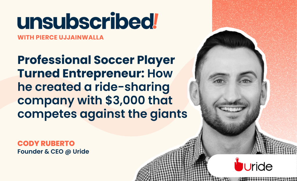#50 Professional Soccer Player Turned Entrepreneur: How Cody Ruberto created a ride-sharing company with $3,000 that competes against the giants