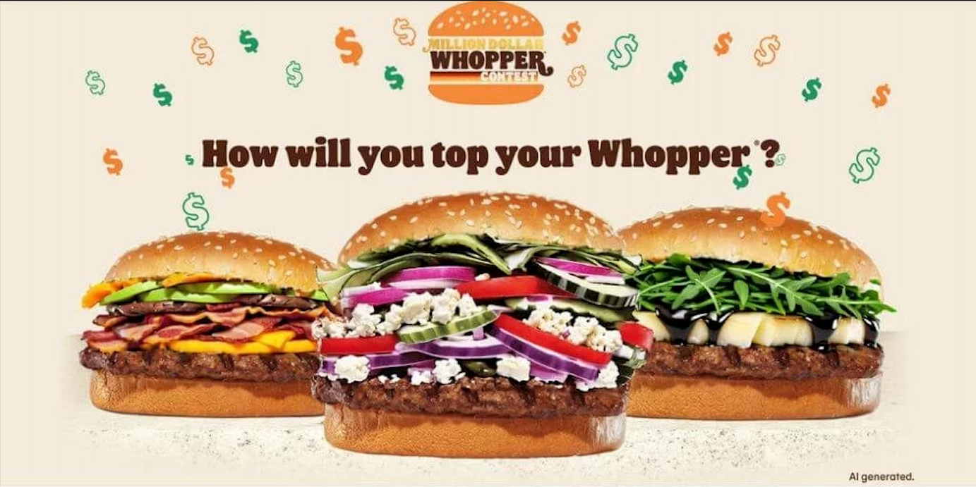 Burger King's Million Dollar Whopper Contest