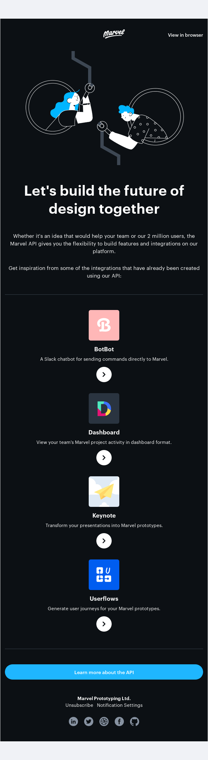 Marvel Email Example