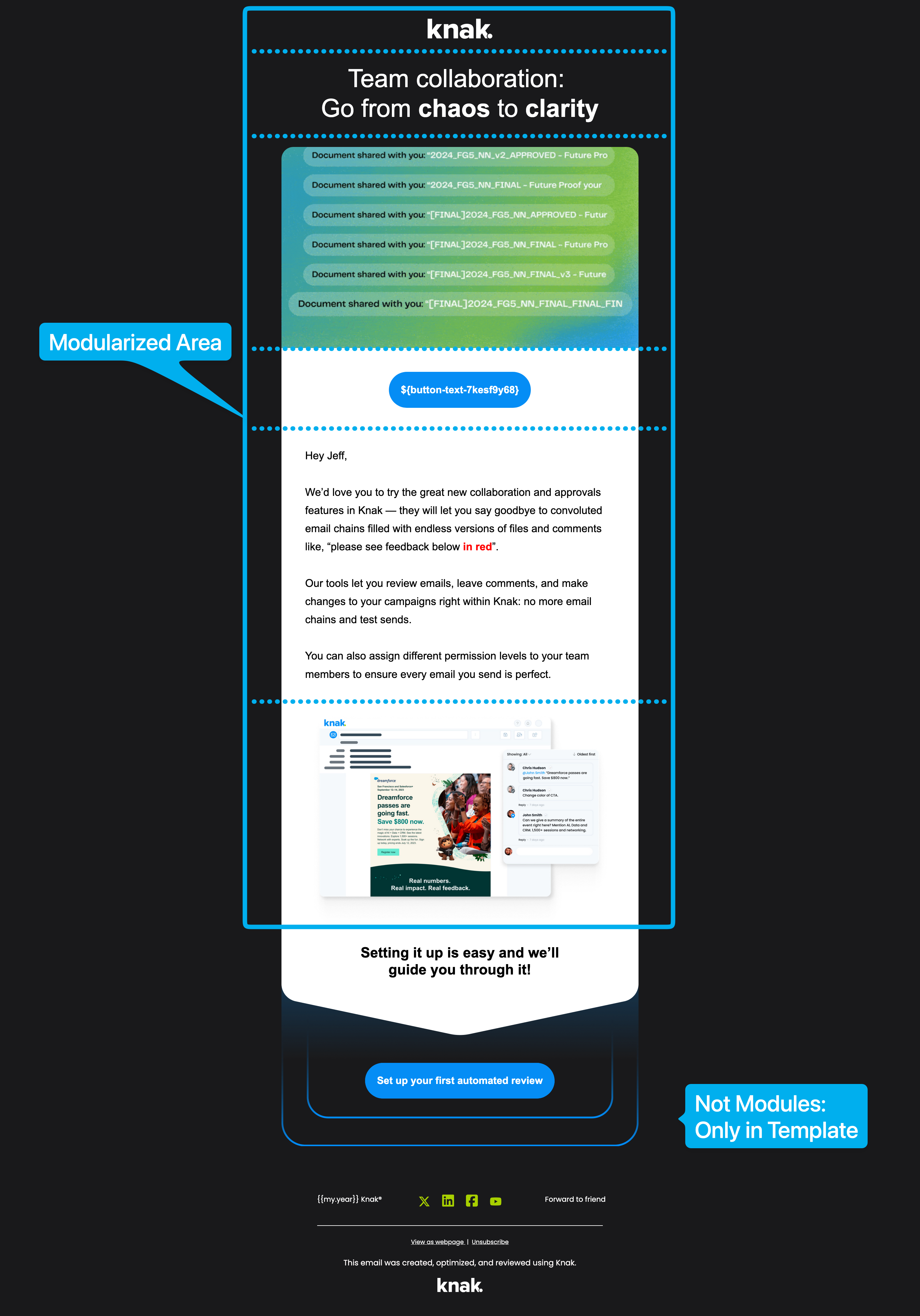 Selective element import