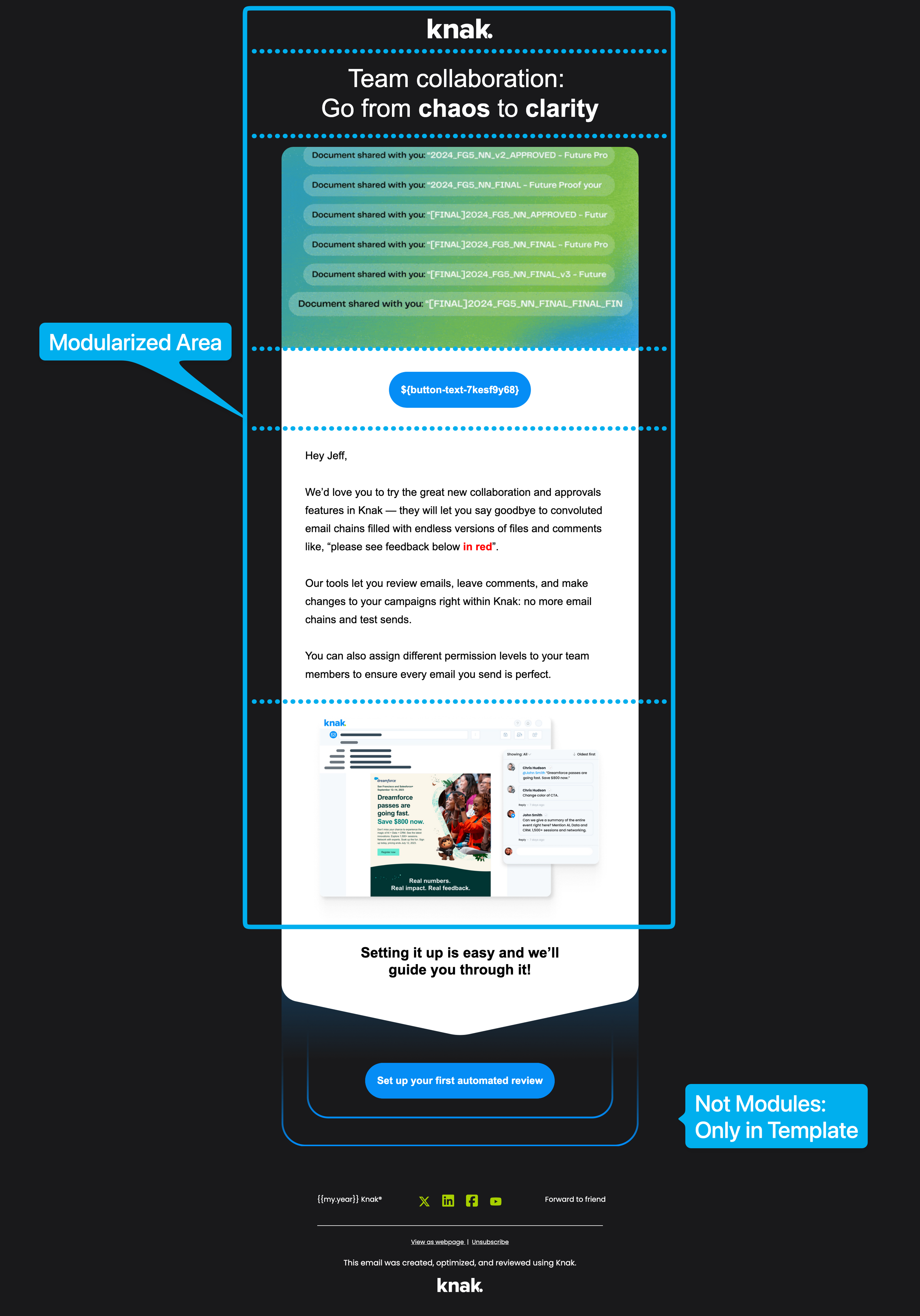 Selective element import