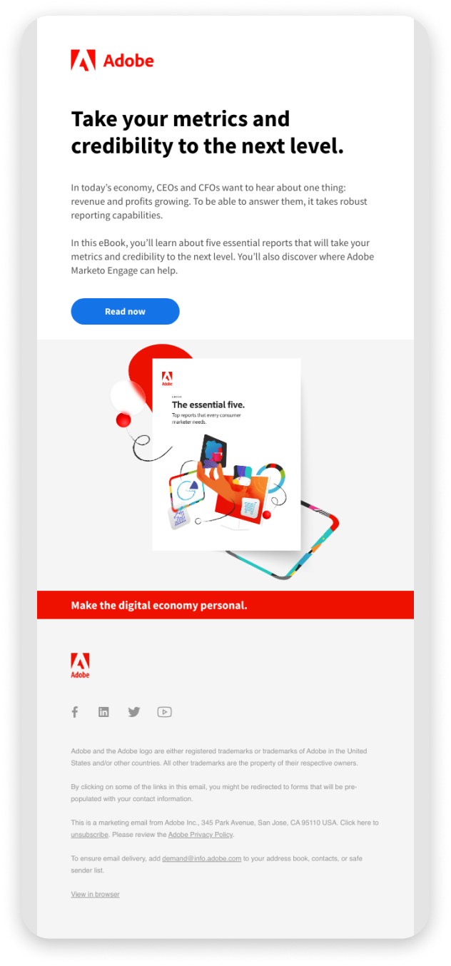 Adobe – Marketing Metrics for CEOs and CFOs