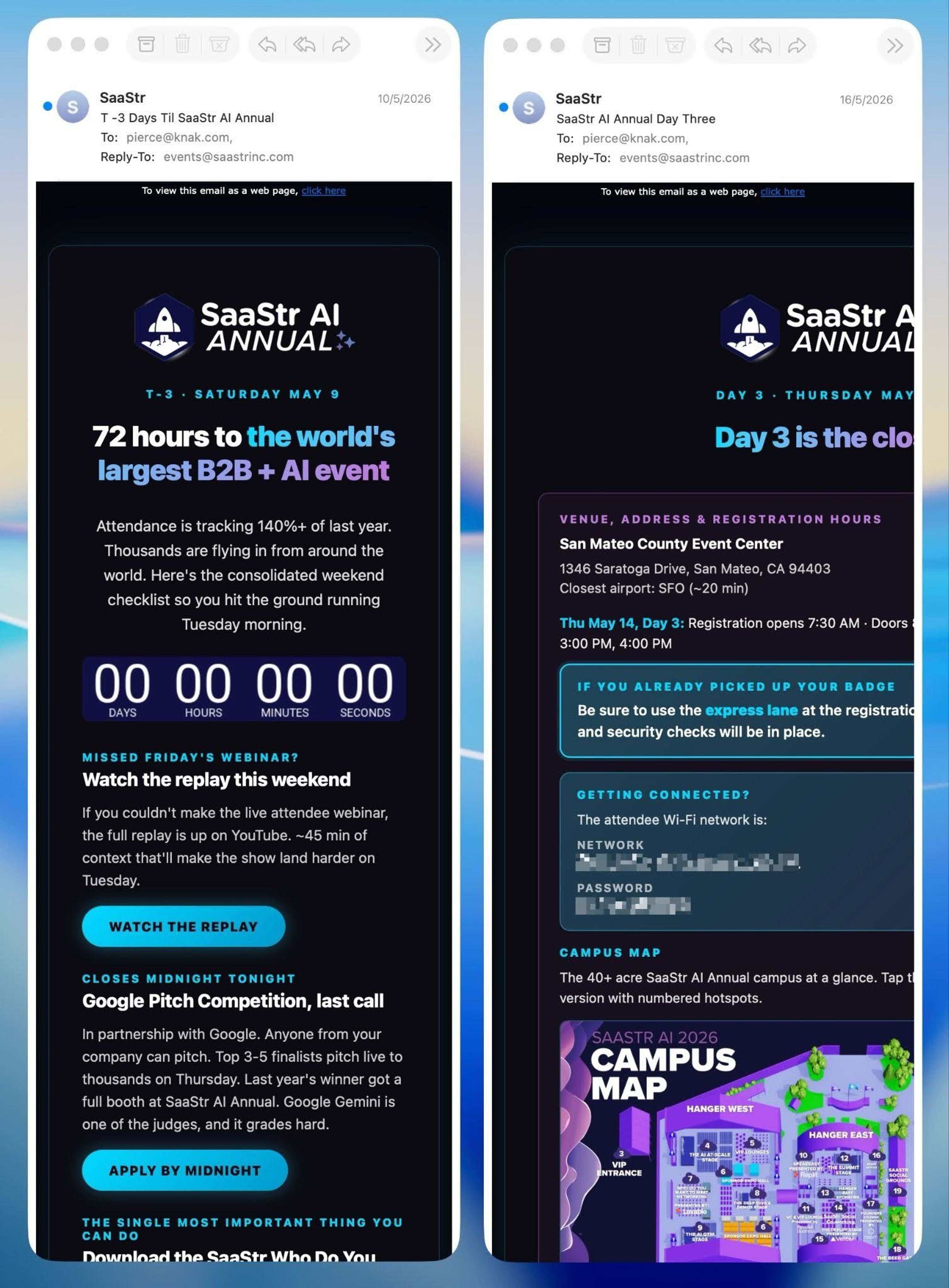Mobile email failures