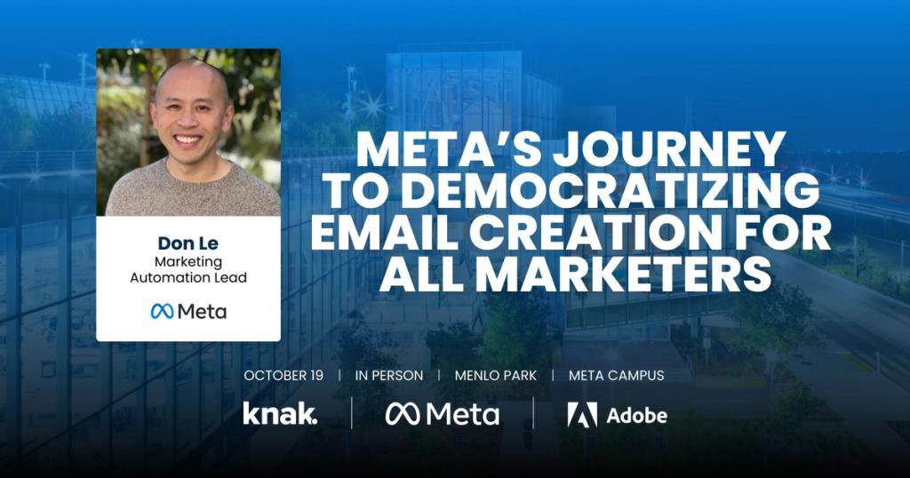 Meta's Journey to Democratizing Email Creation for All Marketers