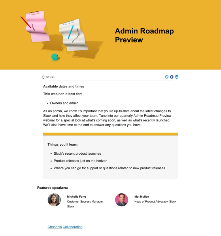 Email example