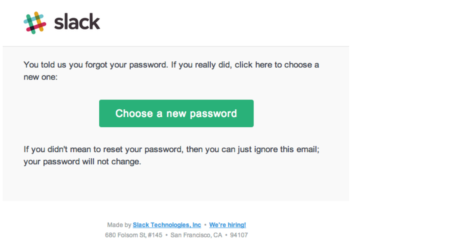 Password Reset Email After