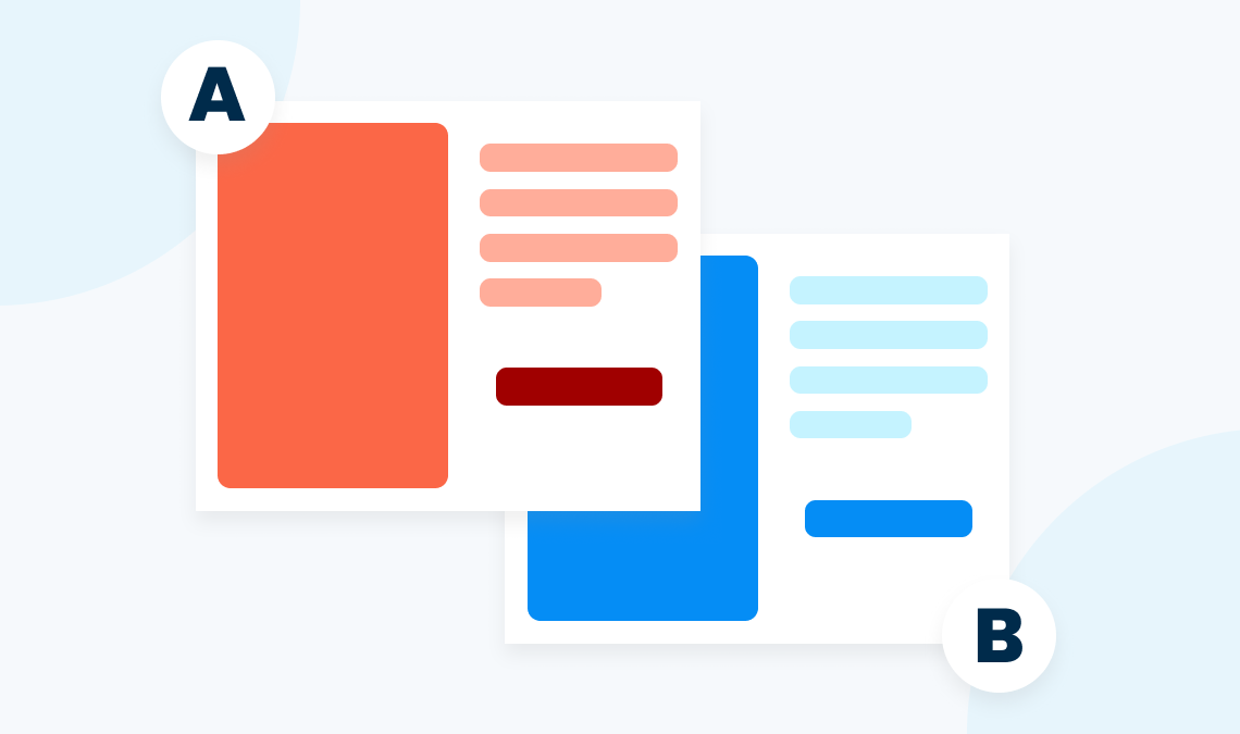 A/B test emails