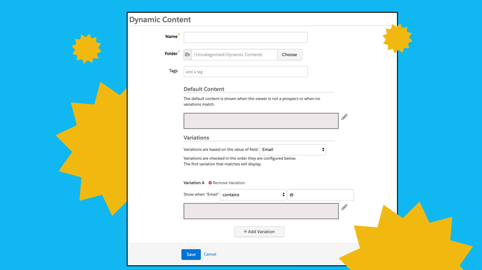 Pardot Dynamic Content