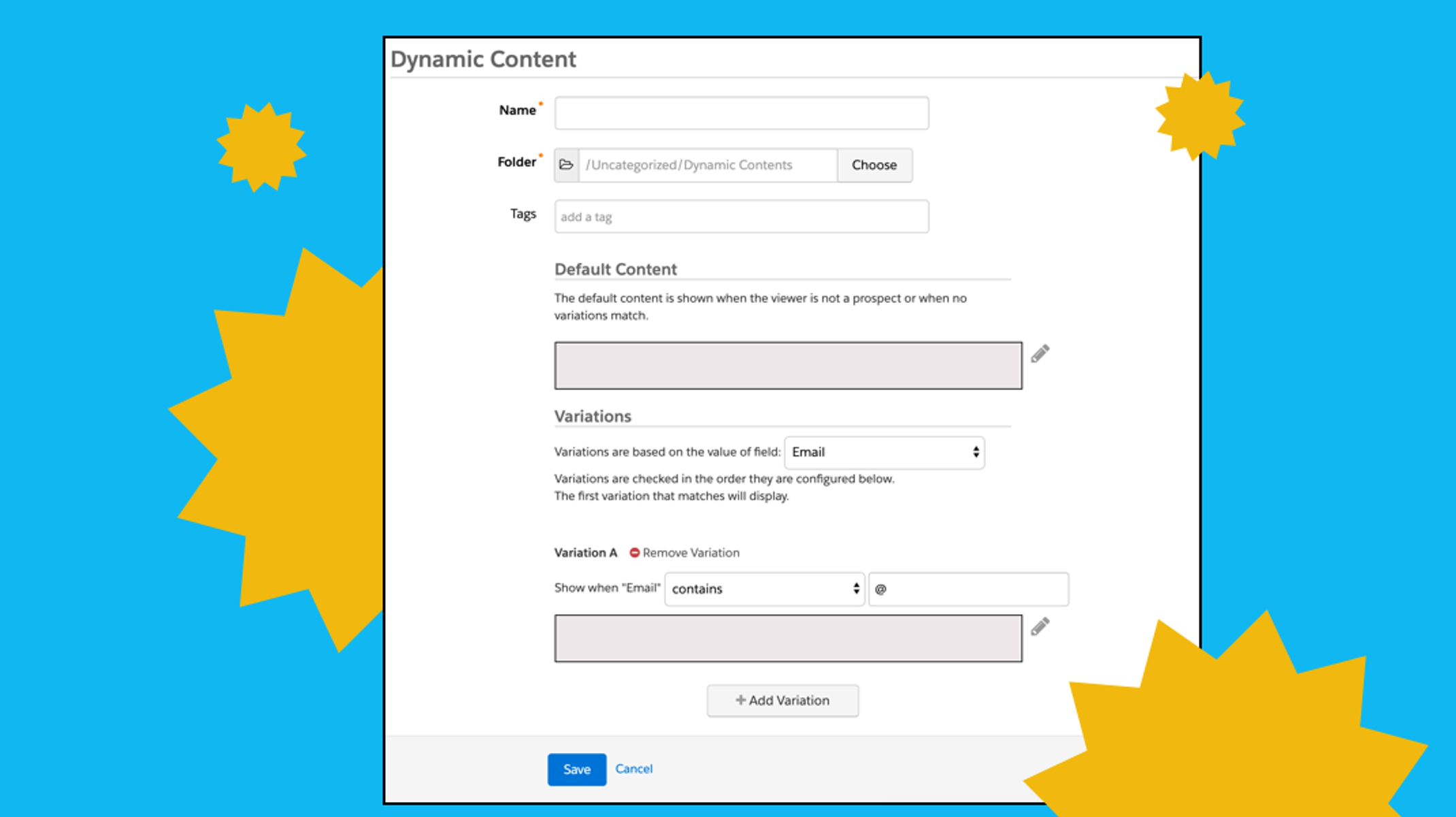 Pardot Dynamic Content
