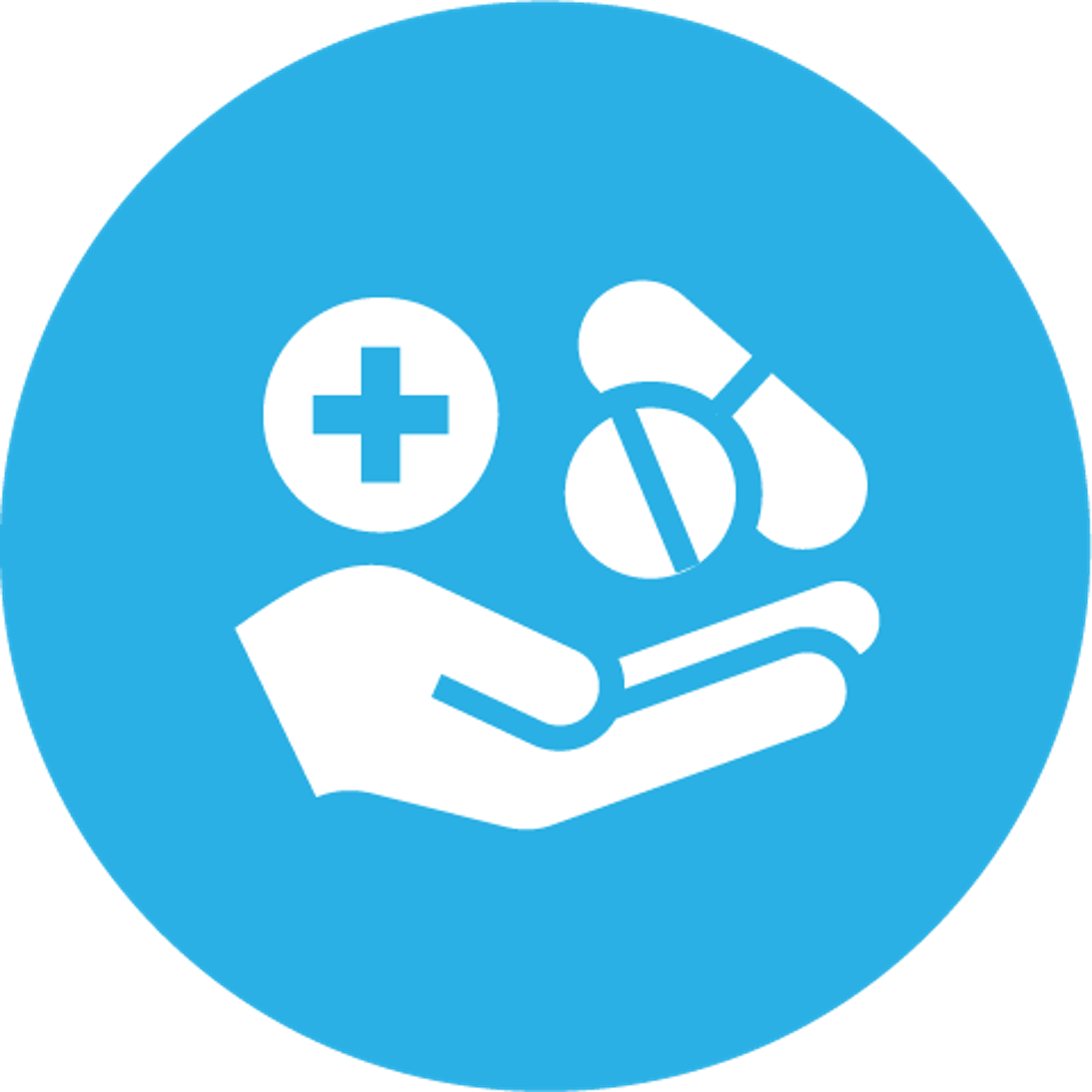 medication in hand