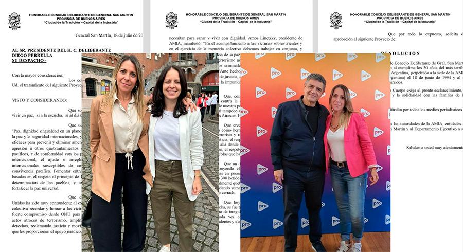 Quiñoa: “Enérgico repudio a 30 años del atentado a la AMIA”