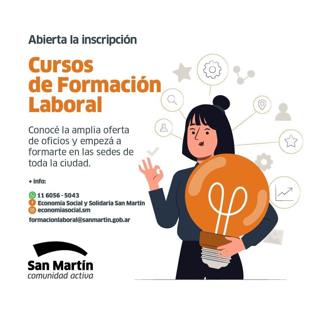 Cursos presenciales y gratuitos de formación laboral