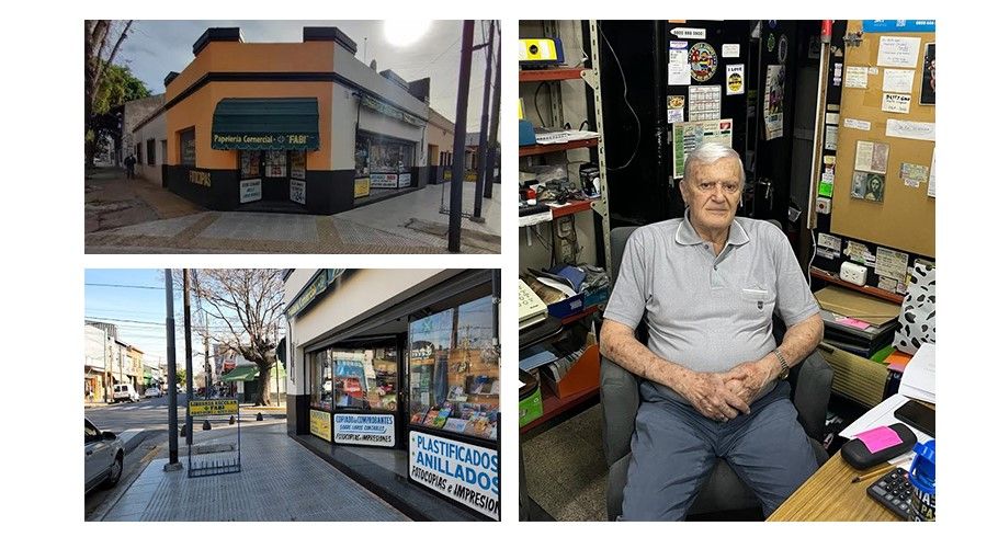 Oscar Fabi, 50 años de trabajo en el comercio local