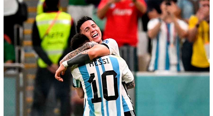 Enzo Fernández: de Villa Bonich a meter un gol con Argentina en un Mundial