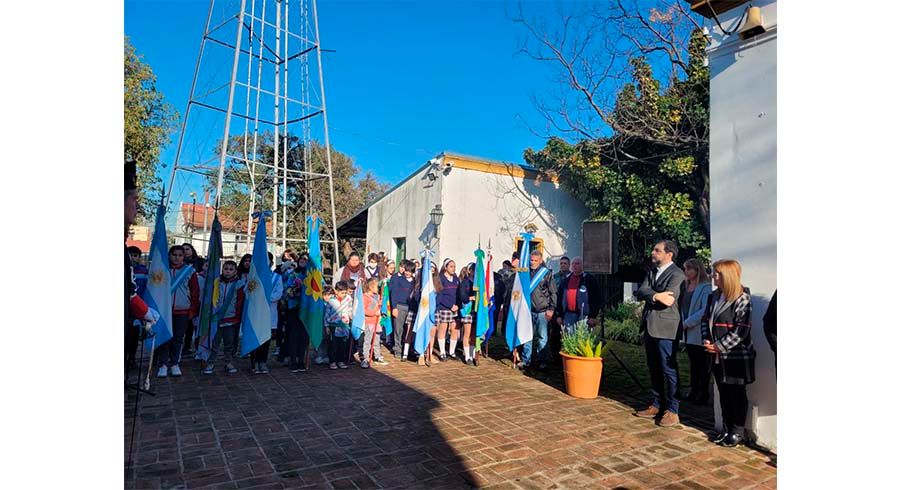San Martín conmemoró el germen de la argentinidad