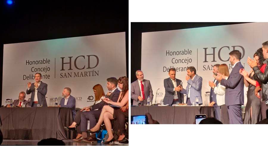 Moreira y los concejales electos asumieron su mandato 2023-2027