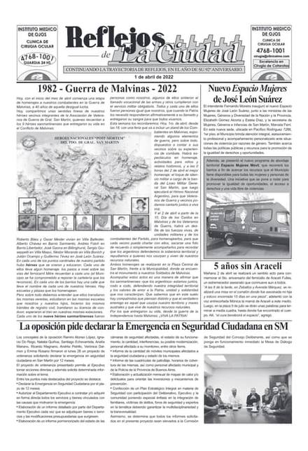 Portada de la edición del 1 de abril 2022