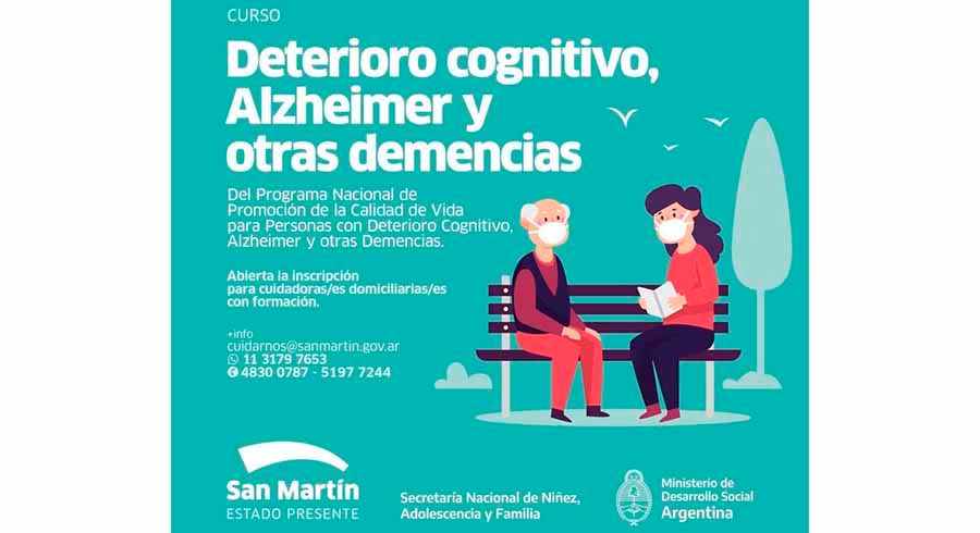 Capacitación en deterioro cognitivo, Alzheimer y otras demencias