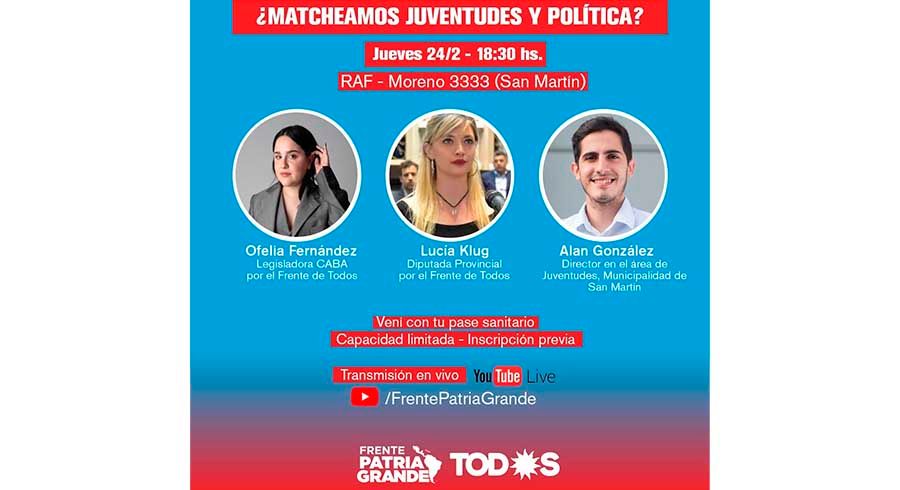Ofelia Fernández llega a San Martín