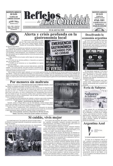 Portada de la edición del 24 de abril de 2026