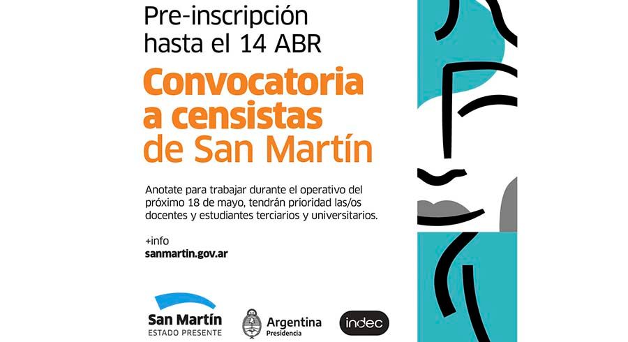 Censistas de San Martín