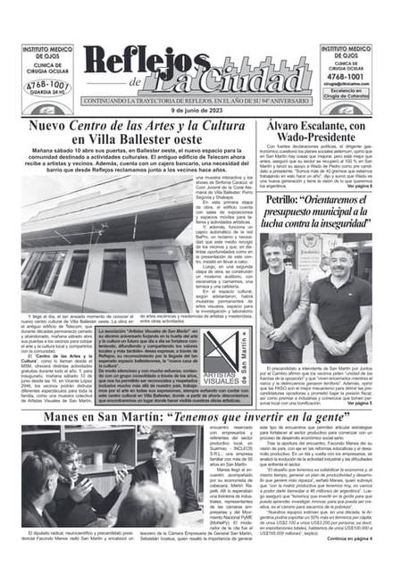 Portada de la edición del 9 de junio 2023